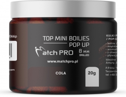 Match Pro Top Mini Boilies Kulki Pop Up 8mm Cola