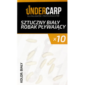 Undercarp Sztuczny Biały Robak Pływający