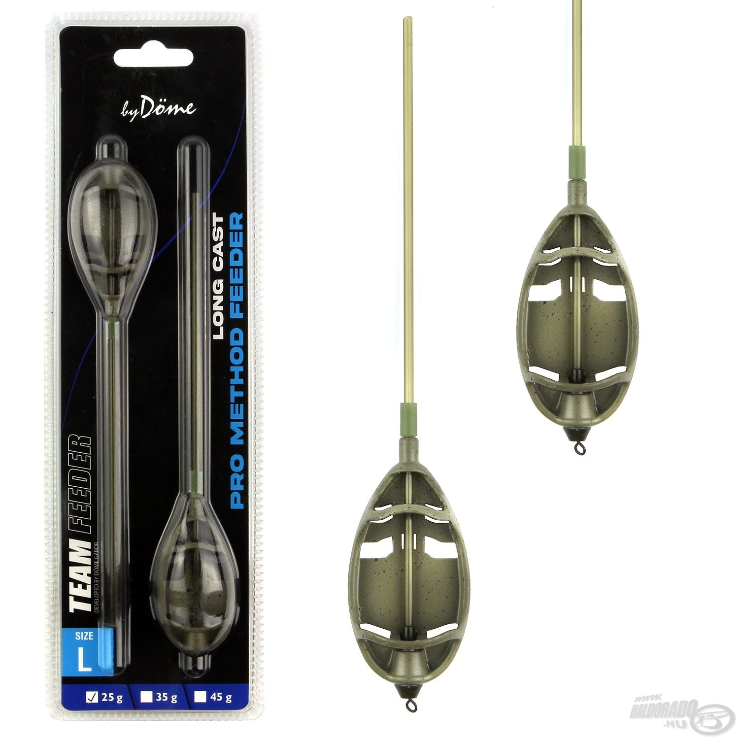 By Dome Koszyk Odległościowy Pro Method Feeder Long Cast 25g 2szt