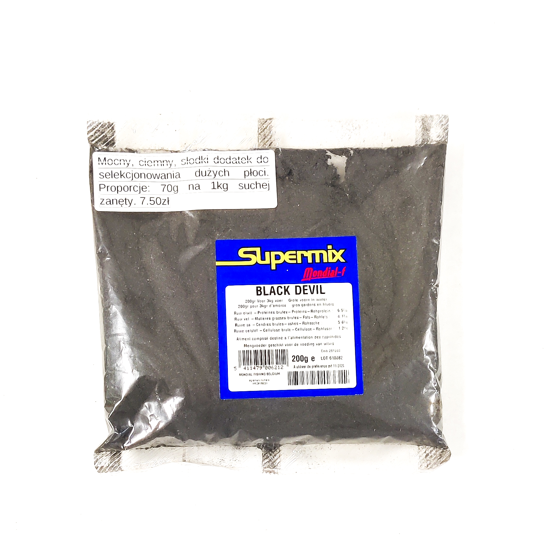 Dodatek Zanętowy Mondial – F Supermix 200g Black Devil
