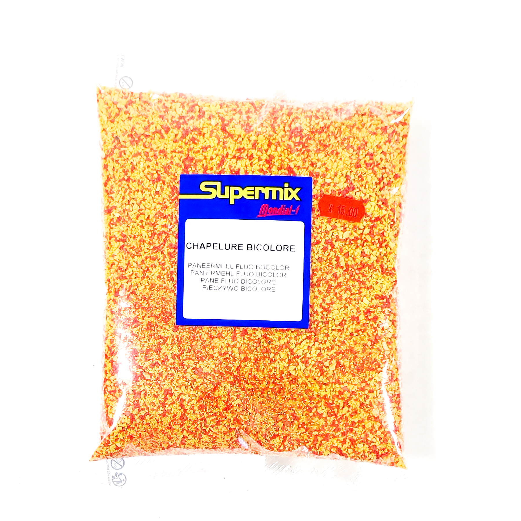 Dodatek Zanętowy Mondial – F Supermix 500g Pieczywo Fluo Bicolore