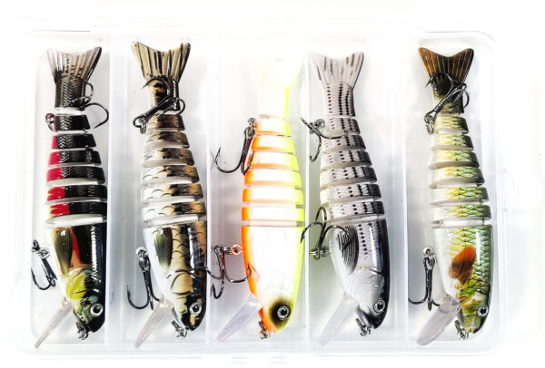 Woblery Łamane MEGA ŁOWNE Set 5szt 10,5cm Tonące