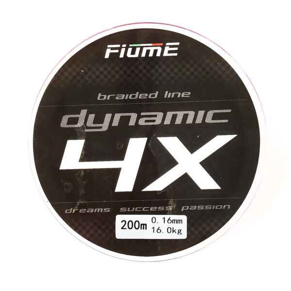 Plecionka Fiume Dynamic 4x 200m 0,16mm Pink