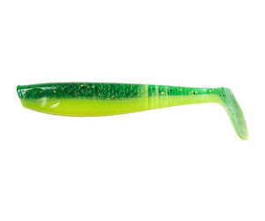 Ron Thompson Shad Paddletail 8cm UV Green Lime