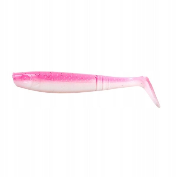 Ron Thompson Shad Paddletail 8cm UV Pink White