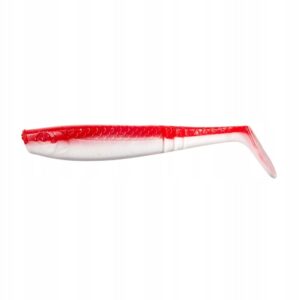 Ron Thompson Shad Paddletail 8cm UV Red White